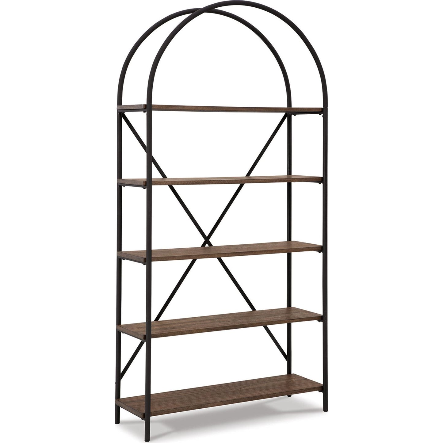 Galtbury Bookcase - Brown/Black