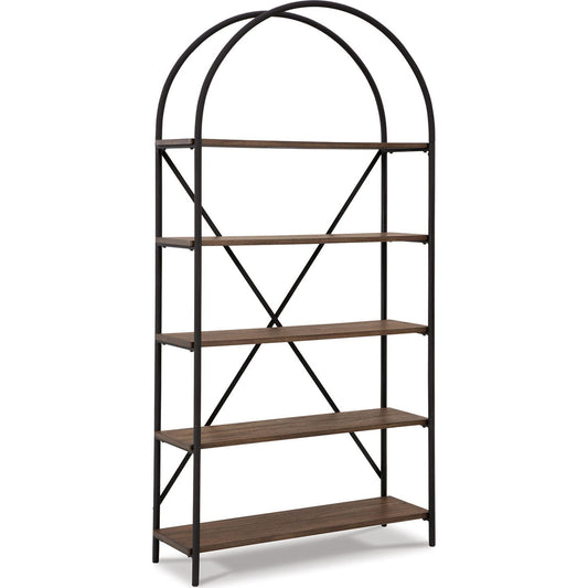 Galtbury Bookcase - Brown/Black