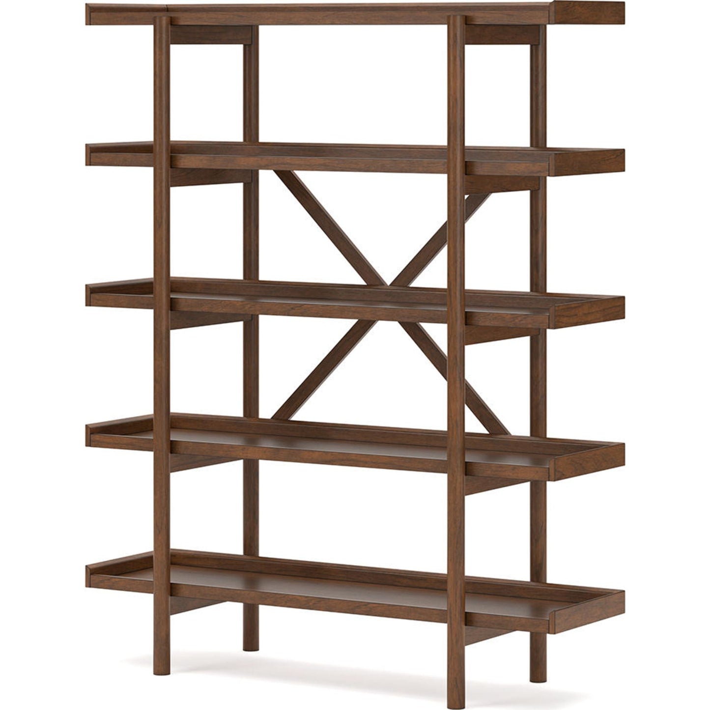 Lyncott Bookcase - Brown