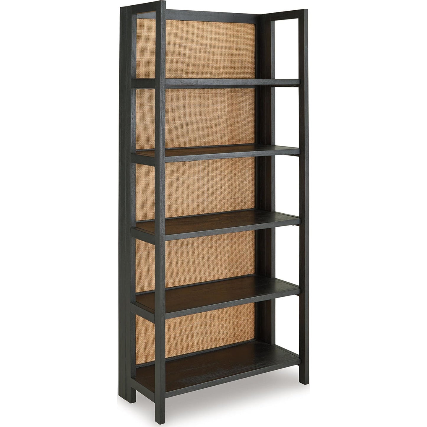 Abyard Bookcase - Black/Natural