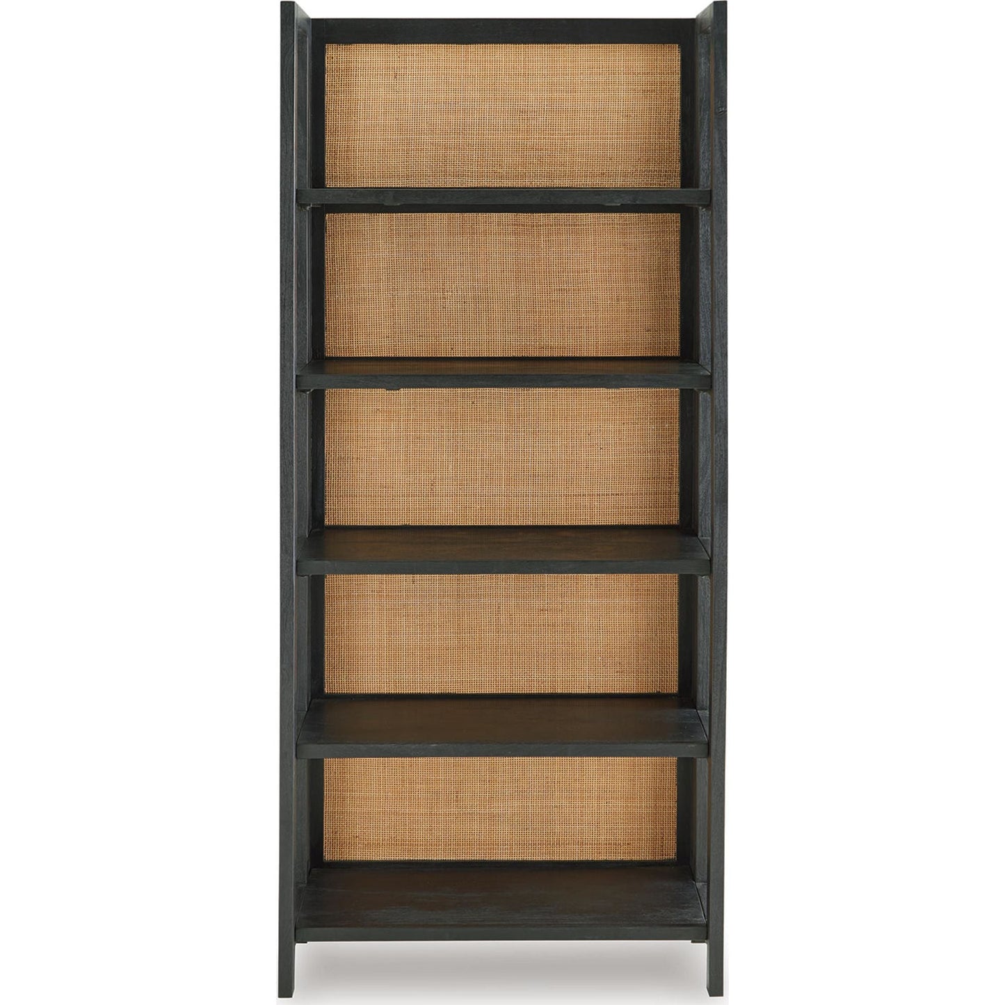 Abyard Bookcase - Black/Natural