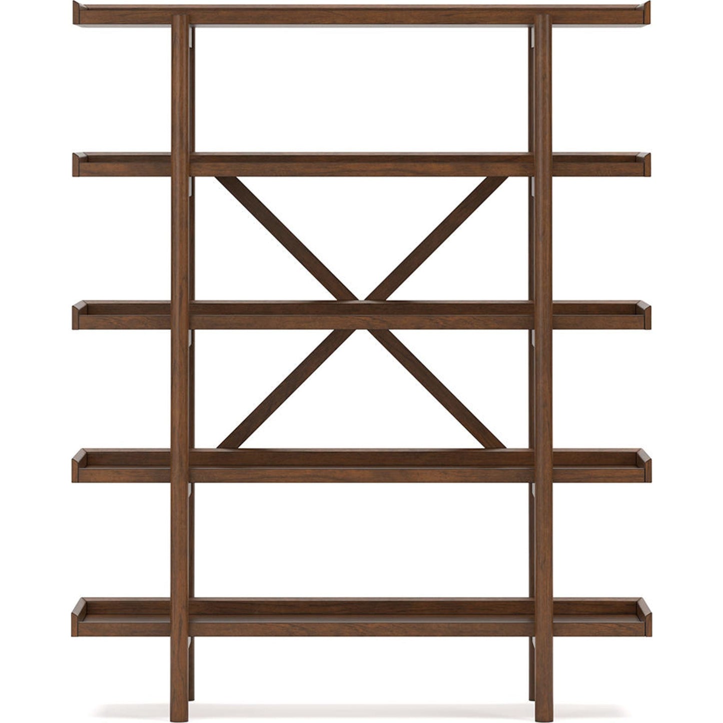 Lyncott Bookcase - Brown