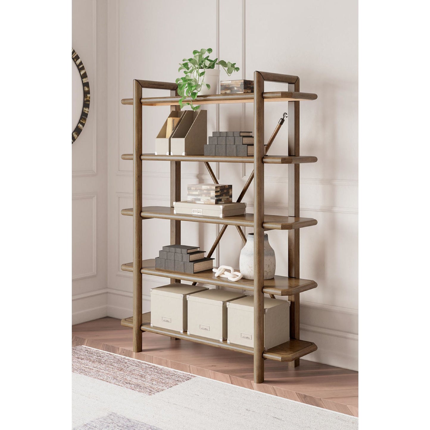 Roanhowe Bookcase - Brown