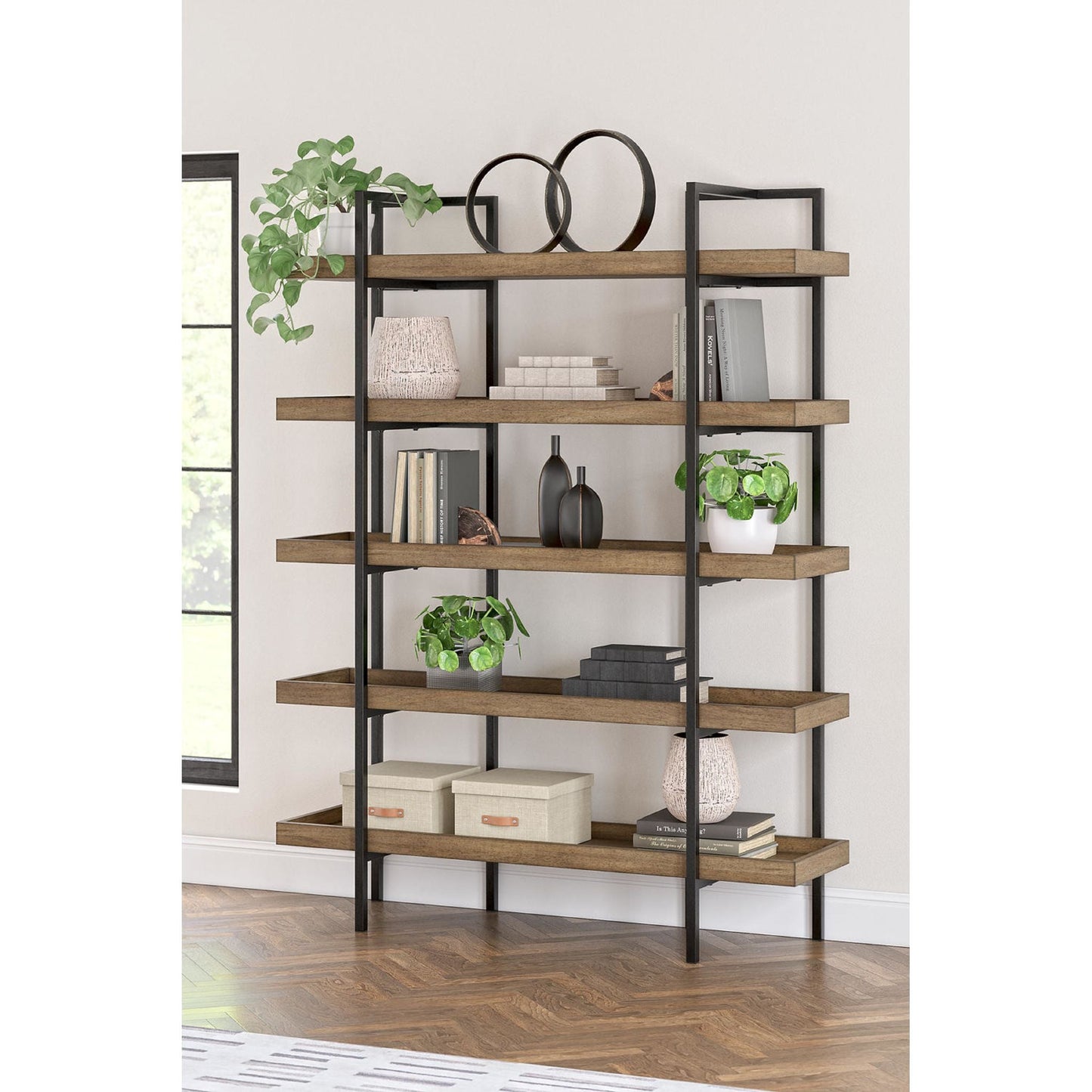 Montia Bookcase - Light Brown