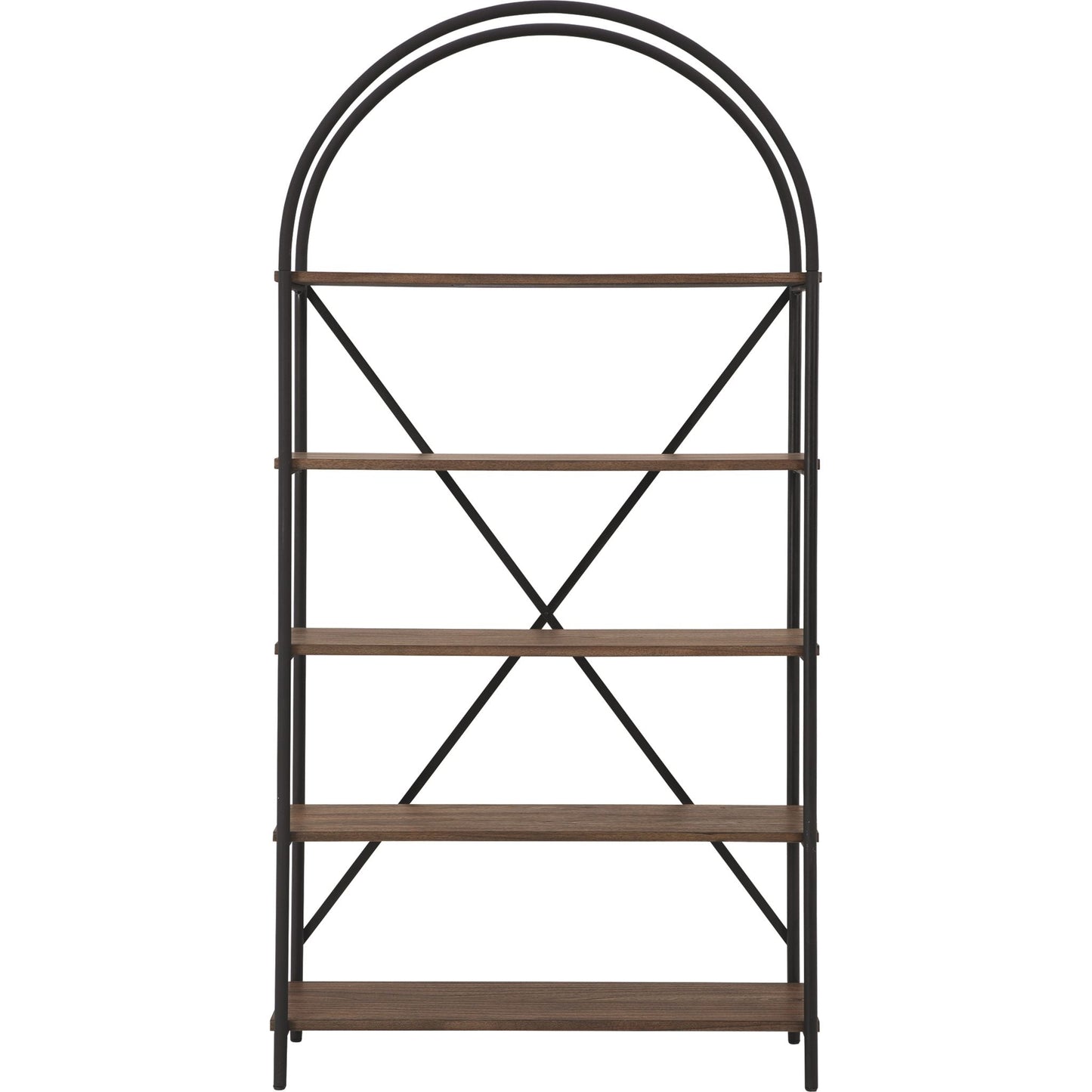 Galtbury Bookcase - Brown/Black