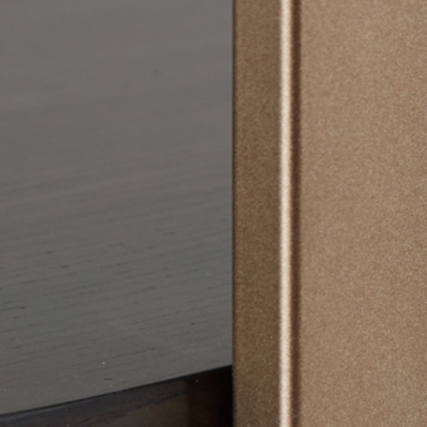 Brentmour Bookcase - Brown/Gold Finish