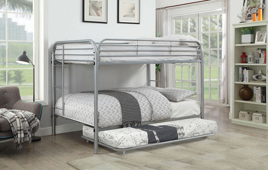 Opal Silver Full/Full Bunk Bed